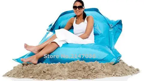 Большой мешок фасоли гигантский Indoor/Outdoor Bean Bag XXXL Водонепроницаемый Bean Сумки сумка Размеры 56 дюймов x 72 дюйм(ов), портативный кемпинг стул