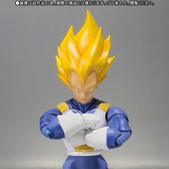 PrettyAngel-Подлинная фигурка Bandai Tamashii Nations S. H. Figuarts Dragon Ball Z Super Saiyan Vegeta Premium color Edition