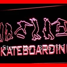 I709 скейтборд обучение NR пивной бар светодиодный неоновый свет знак включения/выключения 20+ цвета 5 размеров