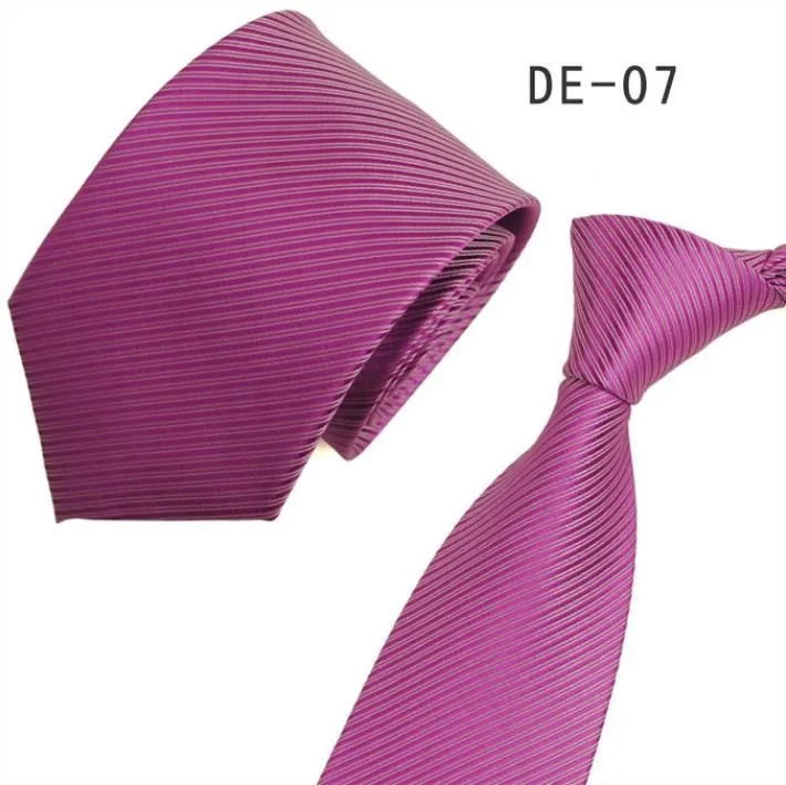Досуг бизнес 8 см модные мужские галстуки карьера окрашенный жаккард галстук искусственный шелк тонкий галстук полосатый галстук Свадебная вечеринка