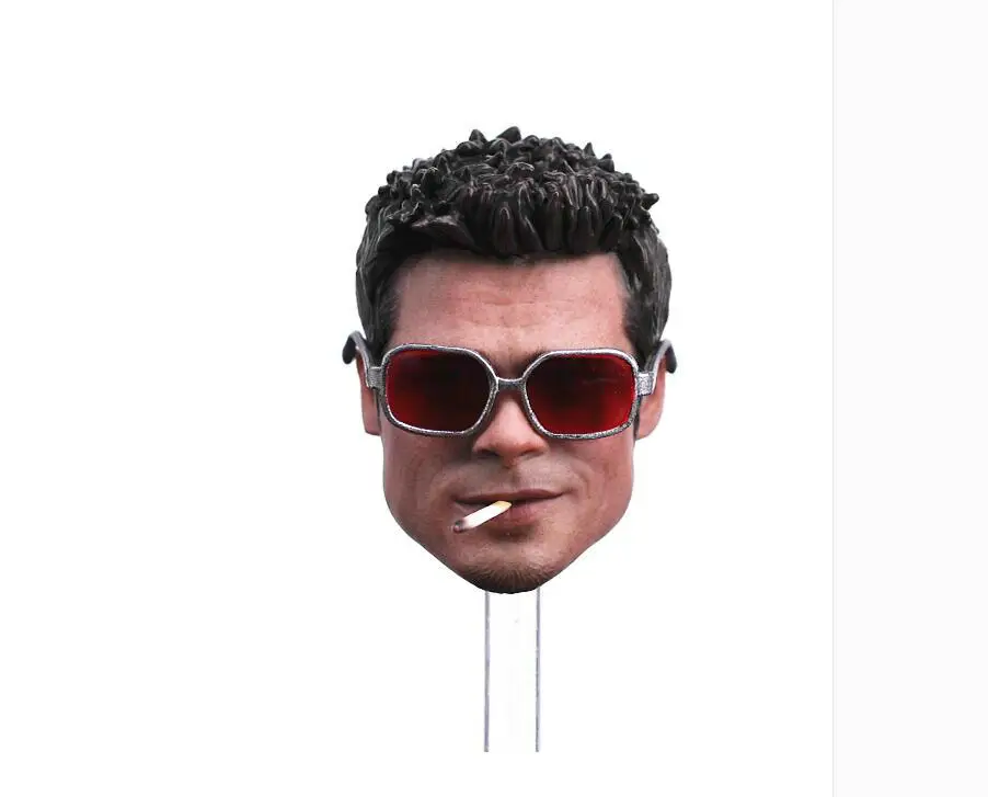 

1/6 Fight Club Brad Pitt headplay Equipped with glasses smoke