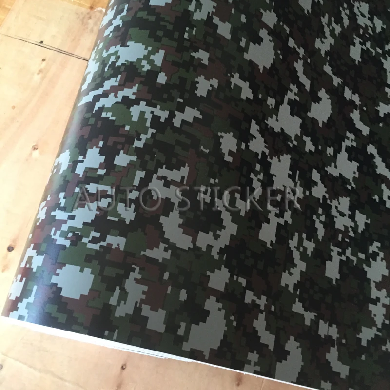 army green digital camo vinyl car wrap 11