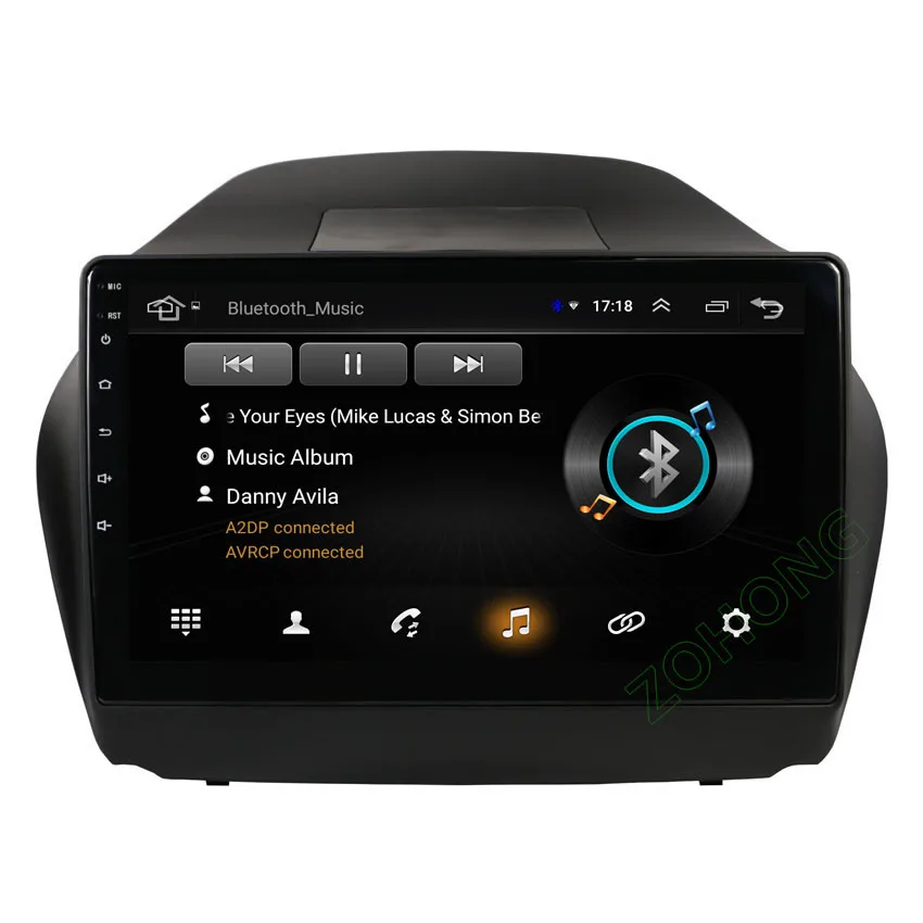Perfect 10.2 inch 2.5D Android Car DVD Multimedia Player For Hyundai Tucson/IX35 autoradio CAR GPS navigation Stereo Radio recorder WIFI 2