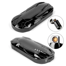 New Fashion Electronic Cigarette Lighter Car Style Lighters Usb With Flameless Windproof Turbo – Lighter USB Gadget For men