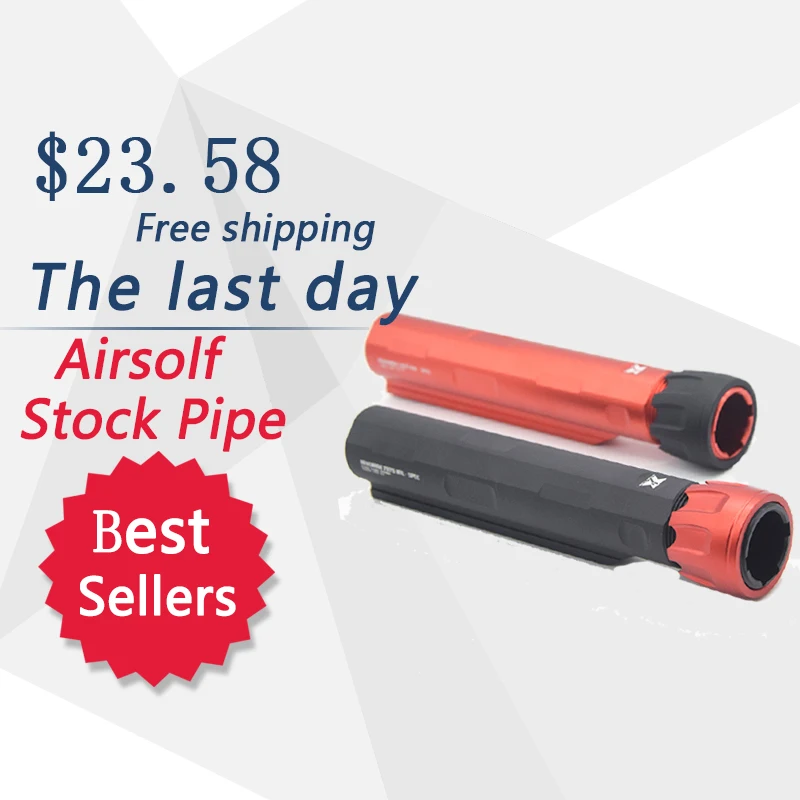 XPOWER Buttstock Stock Pipe For Airsoft AEG Hunting Accessories Free shipping CNC Aluminium alloy Paintball