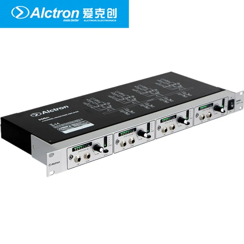 Alctron H4N высокомощный 4 канальный усилитель для наушников стерео аудио наушники