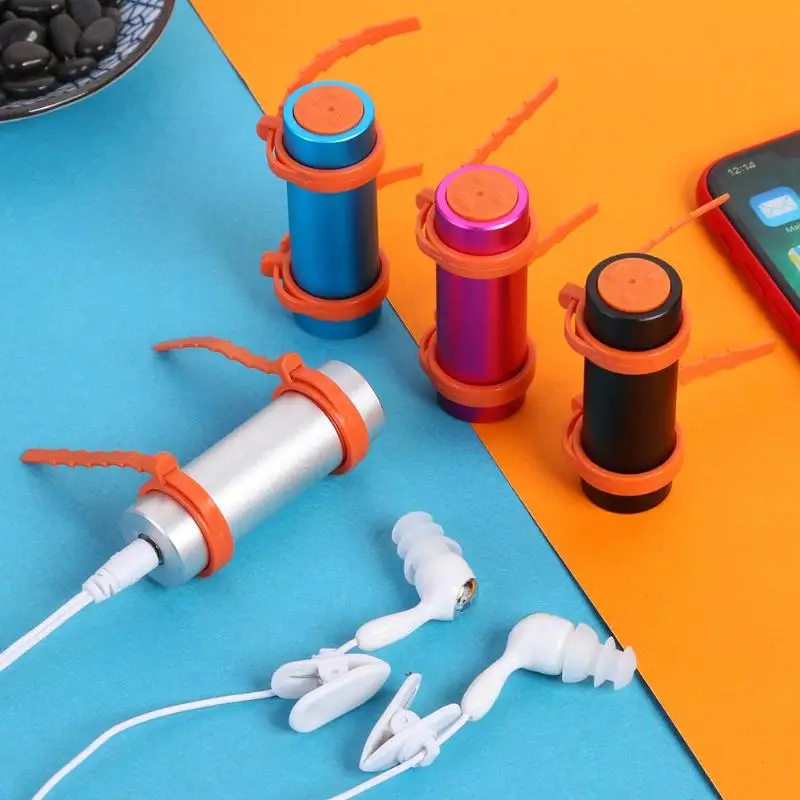 IPX8 Водонепроницаемый MP3 плеер 4 ГБ плавательный экшн-камера для спортивного дайвинга музыкальных плееров FM радио