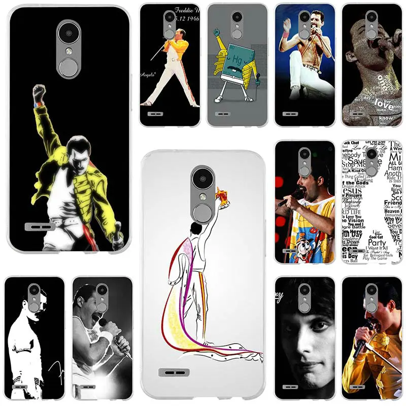 

Soft TPU Mobile Phone Cases for LG K4 K7 K8 K10 2017 V10 V20 V30 G2 G3 Mini G4 G5 G6 Stylus Nexus 5X Freddie Mercury Queen Band