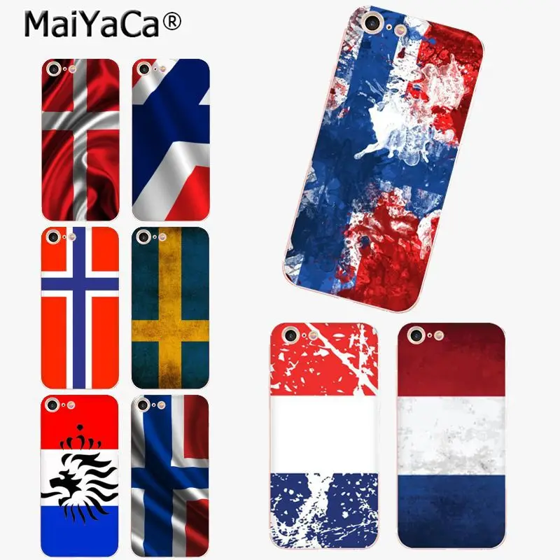 

MaiYaCa Netherlands Norway flag Amazing new arrival phone case cover for iphone 11 pro 8 7 66S Plus X 10 5S SE XR XS XS MAX