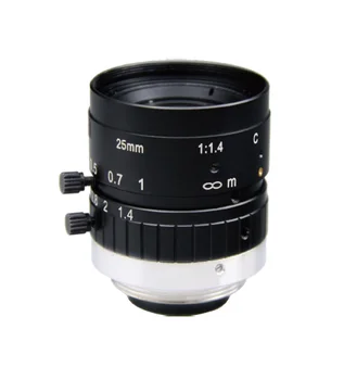 

2.0 Mega Pixel C-Mount 25mm 2/3" FA / Machine Vision fixed focal length lenses Industrial camera Lens F1.4 manual Iris CCTV lens