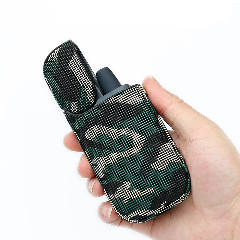

Fashion 4 Colors For IQOS Camo Leather Case For IQOS 2.4 Plus II III Universal Full Protective Cover Case Sleeve
