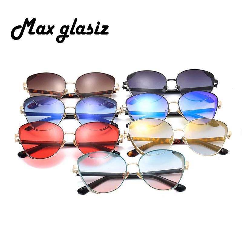 Очки Max Glasiz 2018 модные солнцезащитные очки популярные уличные для мужчин и женщин