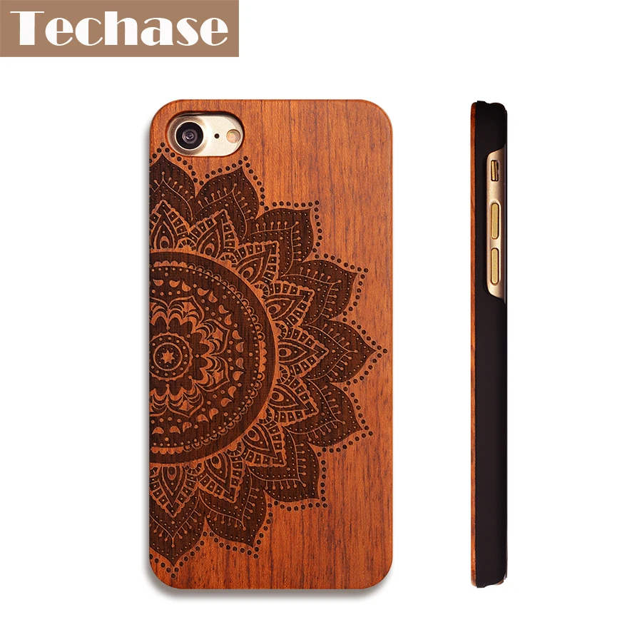 Techase деревянные чехлы для телефонов iPhone X 4 5 6 7 8 Plus Xiaomi Samsung S7 Huawei P9 Lite Oneplus One 3 OPPO R9 |