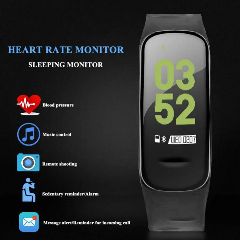 Smart Bracelet Most Accurate Heart Rate Monitor Blood Pressure Fitness