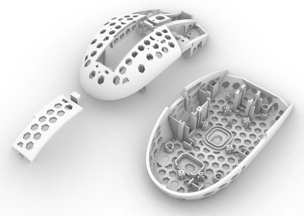 Воздушный нижний легкий Чехол Phantom Mouse Mod для геймеров FPS WMO Final mouse GPW Logi G304 G305 glorous