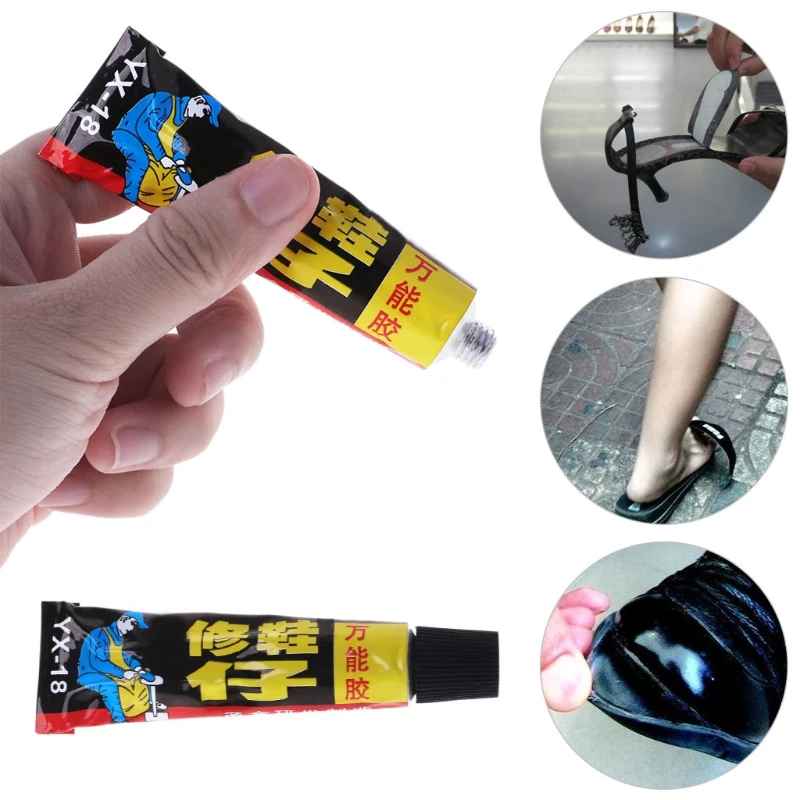 

18ml Super Adhesive Repair Glue For Shoe Leather Rubber Canvas Tube Strong Bond