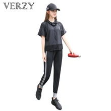 VERZY Женский комплект из 3 предметов для йоги спортивный бюстгальтер+ толстовка+ брюки Тонкий Фитнес однотонный плюс размер верхняя одежда для спортзала и бега костюм спортивная одежда