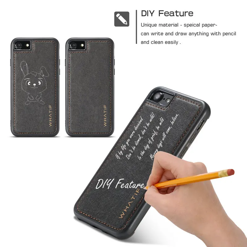 ТПУ чехол для iPhone X 7 8 Plus бумага DIY уникальный кожаный 5 SE 6 Водонепроницаемый