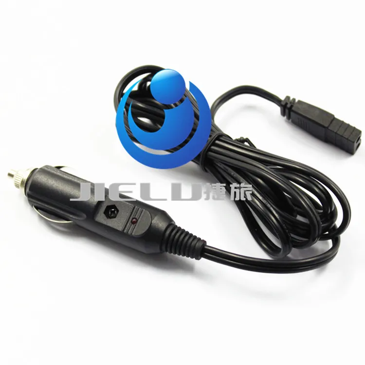

10ft,1 pcs,2V 24V DC Cooler Box MINI FRIDGE Cable With Cigar Plug For WAECO NFA About 3m,