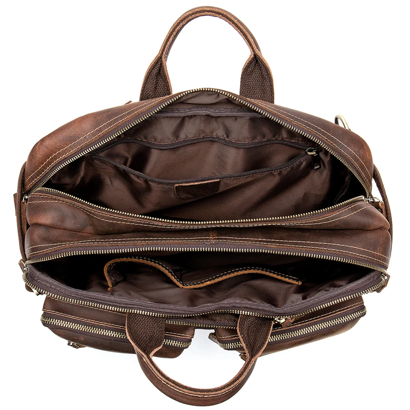 Echtem Tote Männer Schulter Business Aktentasche Für Tasche Leder Handtaschen Westal Dokument Vintage Computer Aus 432f4coffee tvpdnq