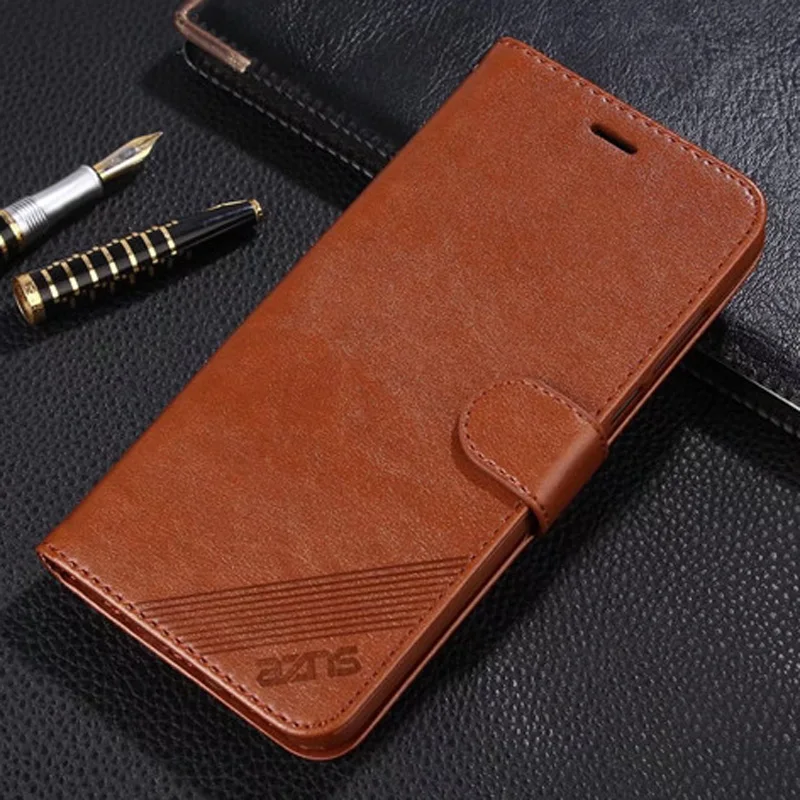 

Luxury Vintage Wallet Case For Huawei Honor 7C ( Nova 2 Lite ) ( Y7 Prime 2018 ) Leather Flip Cover Magnetic Fashion Brand Cases