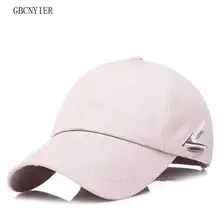 

GBCNYIER Spring And Summer Thin Cotton Quick Dry Baseball Cap Outdoor Casual Unisex Cotton Visor Short Bone Brim Cool