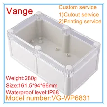 1 шт./лот IP68 водонепроницаемый литья Корпус ABS пластиковый корпус diy для электронных устройств под морской 161,5*94*66 мм