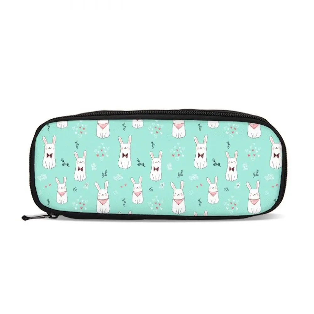

Harajuku Cat Dog Fox 3D Printing Kawaii Adolescence Girls Boys Wallet Pencil Case Kids Pen Pouch Pen Supplies Organizer Purse
