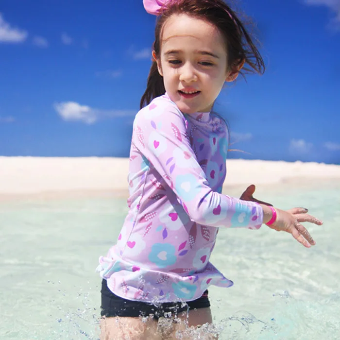 Бикини года, купальный костюм для мальчиков и девочек, детский пляжный костюм из двух предметов с длинными рукавами, солнцезащитный, детский купальный костюм, летнее платье для мальчиков - Цвет: 4