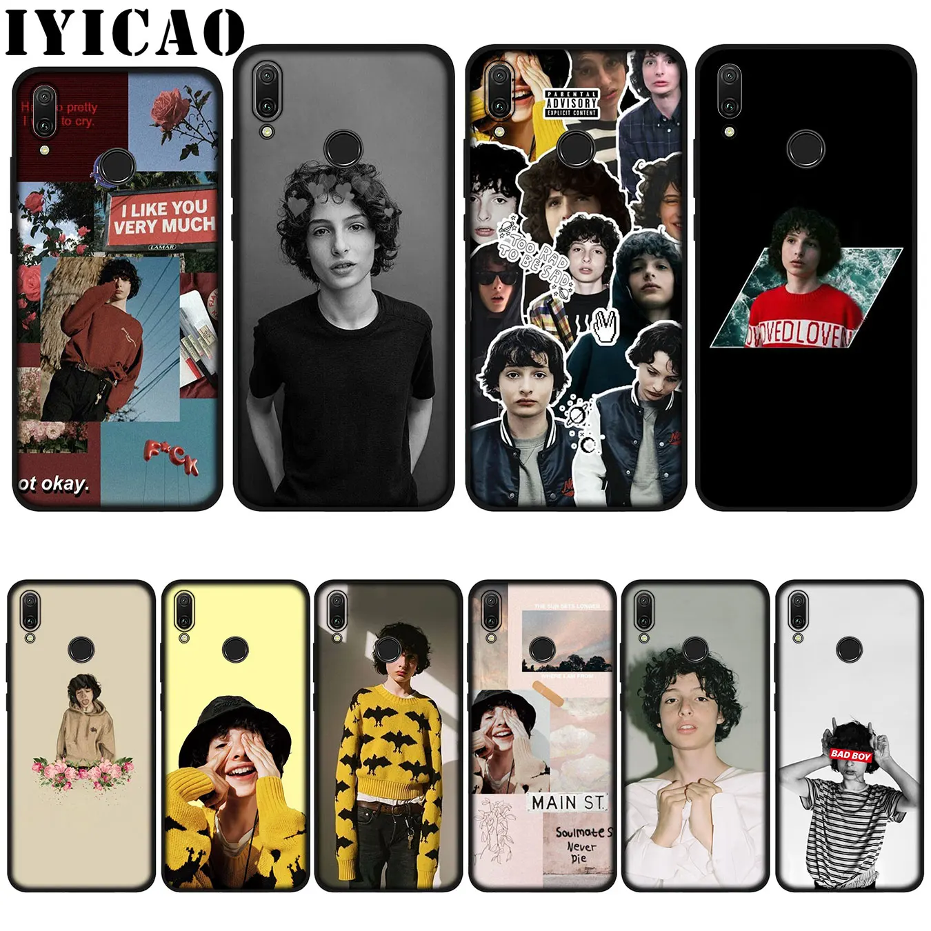 

IYICAO TV Finn Wolfhard Overseas Things Custom Soft Case for Huawei P20 Pro P10 P8 P9 P30 Lite Mini 2017 P Smart 2019 Cover