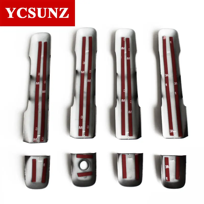 Accesorios para el coche cubierta de la manija de la puerta para Isuzu Mux dmax 2014 2015 2016 2017 2018 2019 piezas exteriores de fibra de carbono