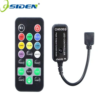 

DC12 - 24V RGB Led IR Controller Dimmer 20Key Remote Controllers For 5050 3528 3014 RGB Led Strip Tape