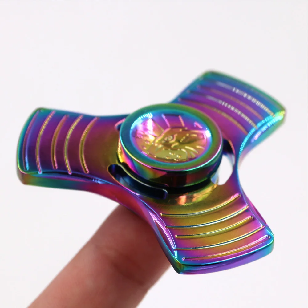 Горячие игры ручной Tri-Spinner непоседы игрушка EDC сенсорными палец Spinner Для Austism и СДВГ детские игрушки разные цвета