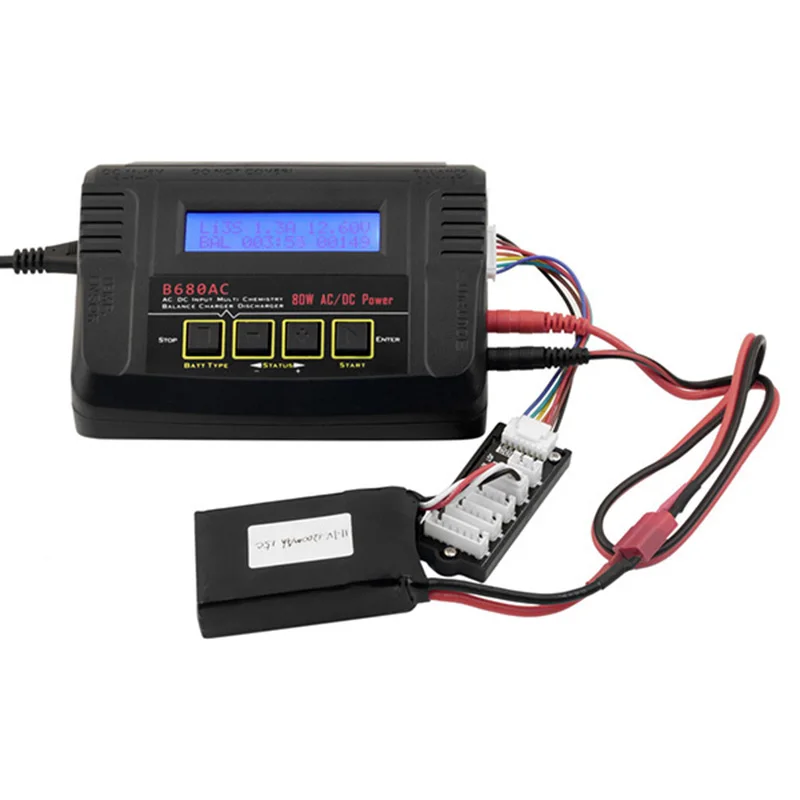 

B680AC 80W 6 Amp AC / DC Dual Power LiPo Balance Charger For RC Quadcopter Model Toy Parts