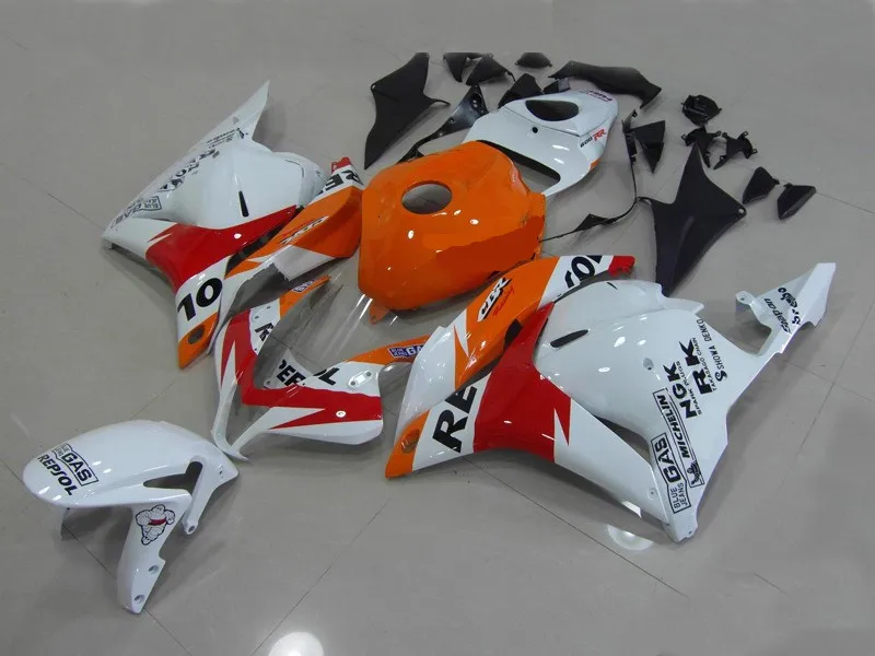 

New Injection Full Fairing kit Fit For Honda CBR600RR F5 2009 2010 2011 2012 09 10 11 12 600RR 600 ABS fairings Orange white red