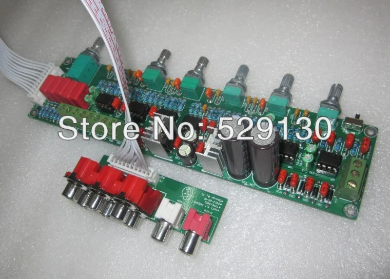 Diy kit hifi 5 1 ссылка a1 предварительного усилителя NE5532 HIFI 2 0/5 аудио Вход регулировки