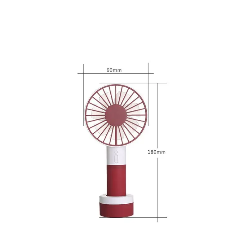 Мини-портативный вентилятор с ярким светом спортивные Портативный перезаряжаемый usb-вентилятор с Постоянной базой 3 Скорость Настольный