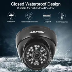 FLOUREON AHD 1080 P 2.0MP 3000TVL камера антивандальная CCTV DVR водостойкая купольная камера безопасности камера-видеорегистратор ночного видения Kamera