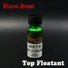 Королевский Sissi 2 бутылки для ловли нахлыстом Топ Floatant порошок нетоксичный супер плавающий порошок для сухих мух и emergers мухобойка химическая