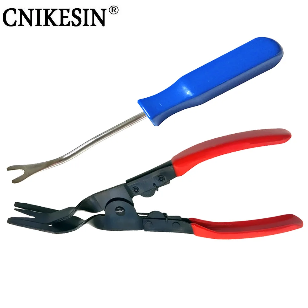 

Plastic Fastener Screwdriver Installer Repair Tools Car Door Panel Nail Puller Interior Trim Panels Clip Fastener Removal Tool