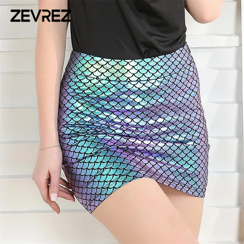 Buy New Fashion Summer Pencil Skirt Women Fish Scales Sexy Package Skirts