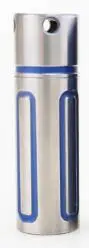 A79 CNC чистый титановый водонепроницаемый резервуар для хранения герметичный резервуар титановый сплав высокого класса Портативный медицинский ящик для выживания на открытом воздухе - Цвет: Small (half blue)