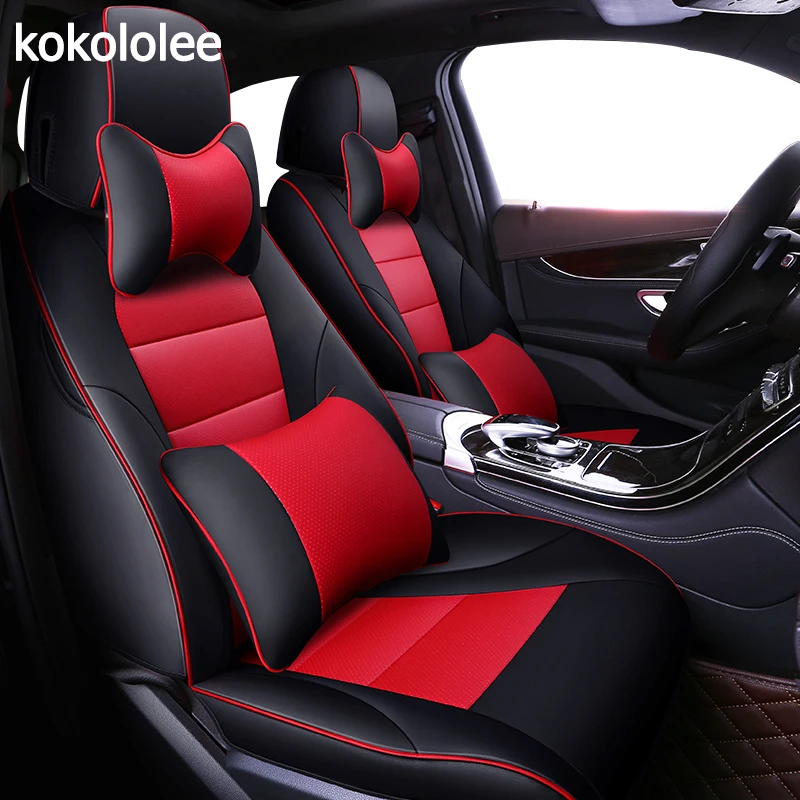 Автомобильное сиденье kokololee из натуральной кожи на заказ для Volkswagen vw Beetle Touareg Tiguan