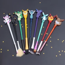 Free shipping 8pc Fashion jewelry pokemon Makeup/cosmetic brush Eye Shadow Foundation Eyebrow Lip Brush Makeup Brushes Tool