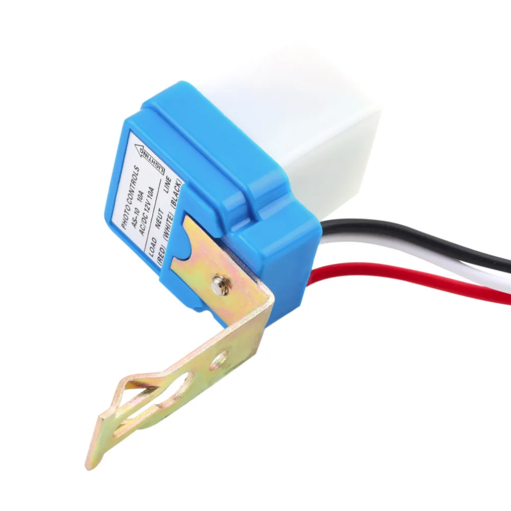 1pcs 12V 10A Auto AC DC On Off Photocell Street Light Photoswitch Sensor