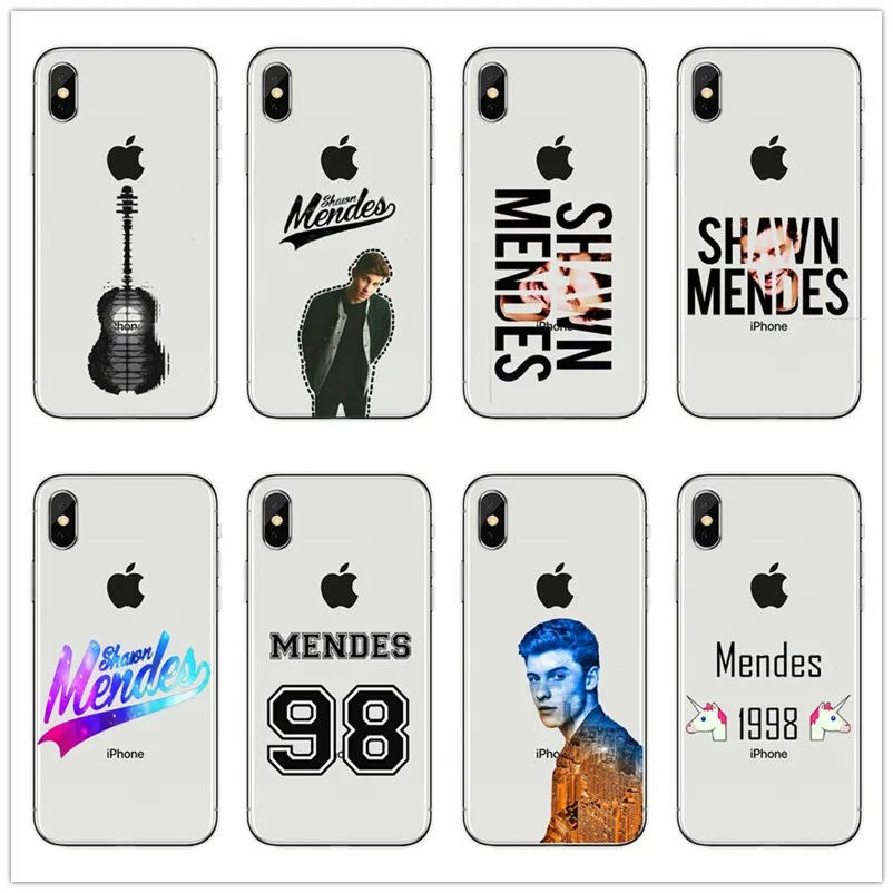 

Hit pop singer Shawn Mendes Magcon transparent silicone soft TPU Phone Case For iPhone 4 5 6 7 8 Plus X Fundas Coque Shell