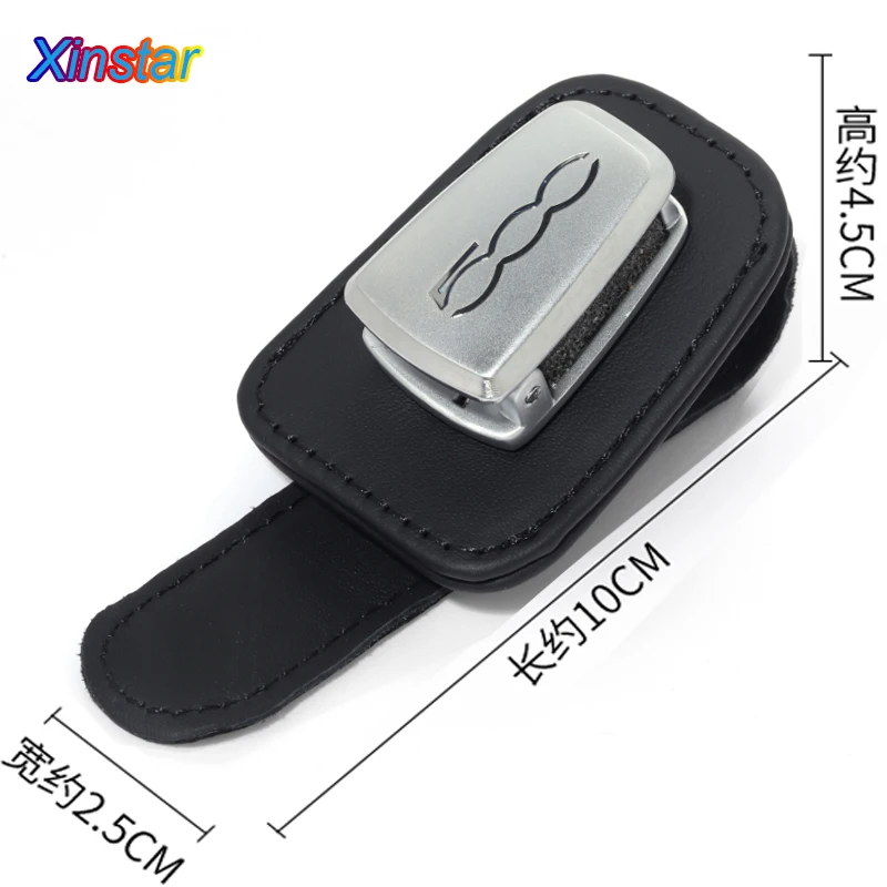 

New car sunshade car glass clip card holder sticker for fiat 500 500x