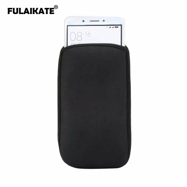 

FULAIKATE 6.4" Universal Phone Bag for Xiaomi Max 2 Light Soft Sleeve Anti-knock Case for MI Max Phone Protective Pouch