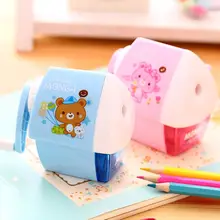 Гастроном 0644 мини кабина точилка для карандашей способны руки точилка для карандашей экономики Мультфильм 95*60*85 мм механические 2 цвета