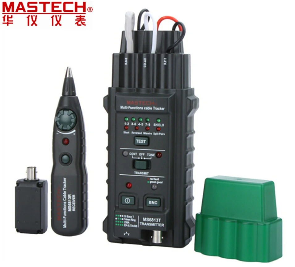 

MASTECH MS6813 RJ45 Cable tracking finder Telephone Wire Tracker Tracer Toner Network Cable Tester Detector Line Finder